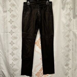 Joseph Genuine Leather Pants